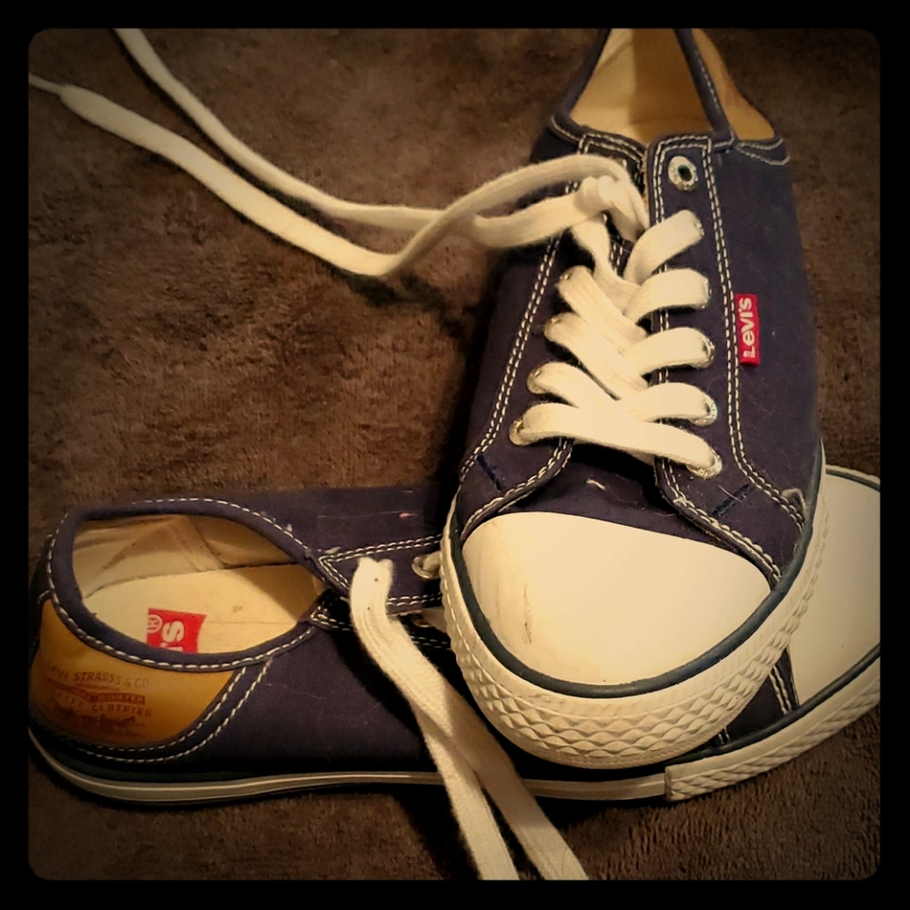Blue Levi's Shoes 6.5